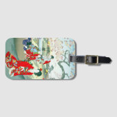 Toyohara Chikanobu Chiyoda Grosses Inneres Blume Gepäckanhänger (Vorderseite (Horizontal))