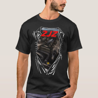 Toyota 2JZ Supra Motor Art GTE Horsepower T-Shirt