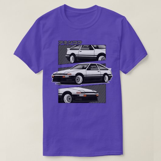Toyota AE86 Hachiroku T-Shirt (Design vorne)