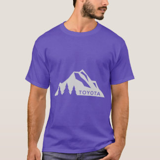 Toyota Berg Logo Version 3 Weiß T-Shirt