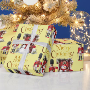 Toyota British Soldier Bearskin hat und Snowman Geschenkpapier