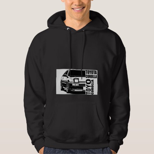 Toyota crolla in T-shirt Hoodie (Vorderseite)