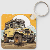 Toyota FJ40 Land Cruiser 4x4 Schlüsselanhänger (Rückseite)