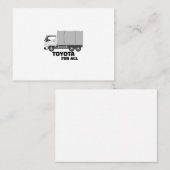 TOYOTA FÜR ALLE VISITENKARTE (Vorne/Hinten)