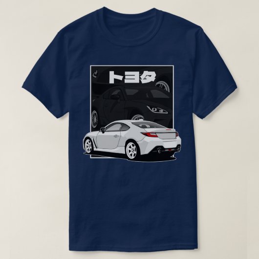 Toyota GR86 japanische Comic T-Shirt (Design vorne)