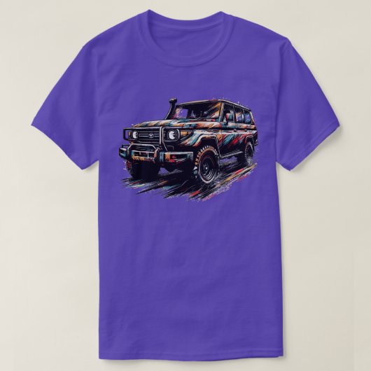 Toyota Land Cruiser 8 T-Shirt (Design vorne)