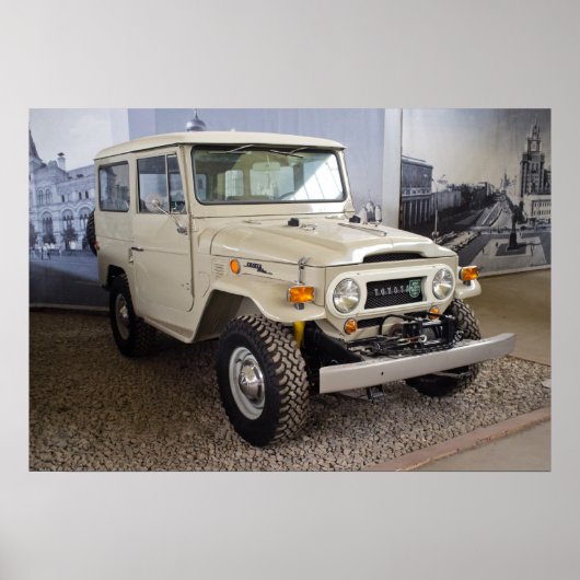 Toyota Land Cruiser BJ 40 Poster (Vorne)