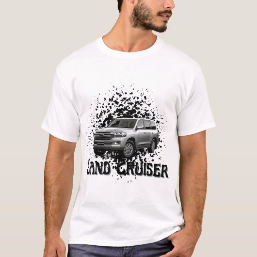 Toyota Land Cruiser J200 Geländewagen T-Shirt (Vorderseite)