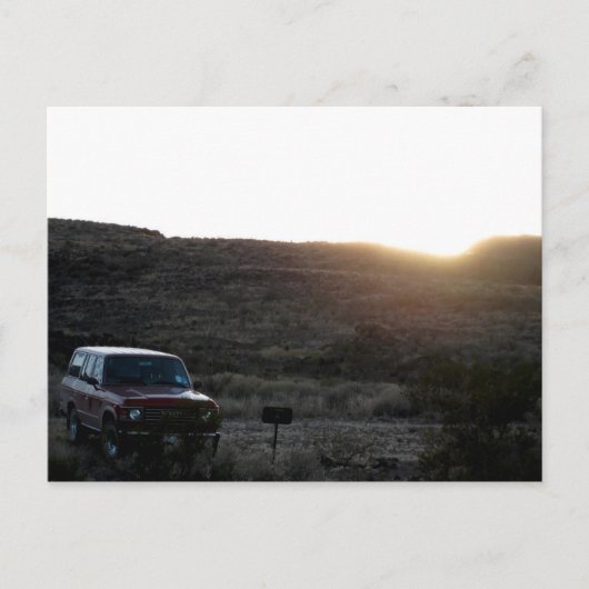 Toyota Land Cruiser Postkarte (Vorderseite)