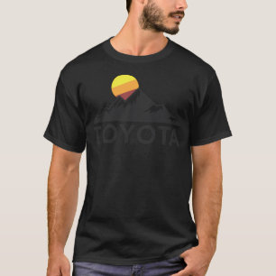 Toyota Mountain Logo T Shirt Kleine Brust Verlasse