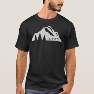Toyota Mountain Logo Version 3 Weiß T-Shirt