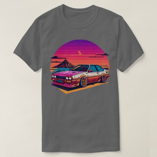 Toyota Sprinter Truena AE86 T-Shirt (Design vorne)