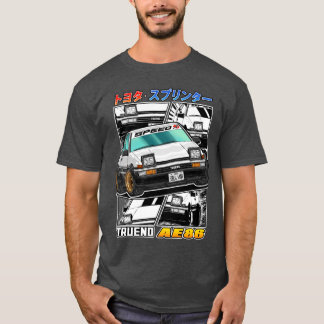 Toyota Sprinterrueno AE86 Street Racing Freund Spa T-Shirt