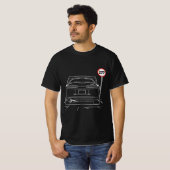 Toyota Supra MK4 Line Art T-Shirt - JDM Sportbekle (Vorne ganz)