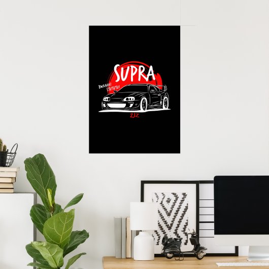 Toyota Supra Mk4 Poster (Heimbüro)
