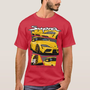 Toyota Supra MK5 Gelb T-Shirt