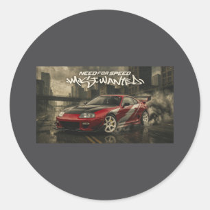 Toyota Supra Runder Aufkleber