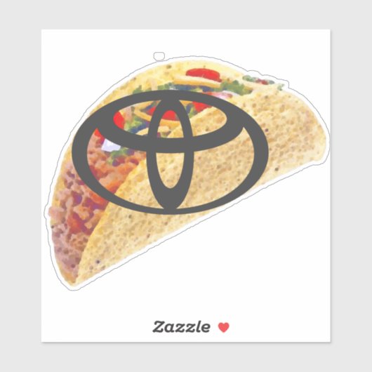 Toyota Taco Aufkleber (Blatt)