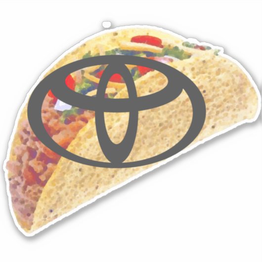 Toyota Taco Aufkleber (Vorderseite)