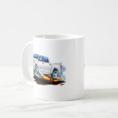 Toyota-Tundra Crewmax Weiß-LKW Kaffeetasse (Vorderseite Links)