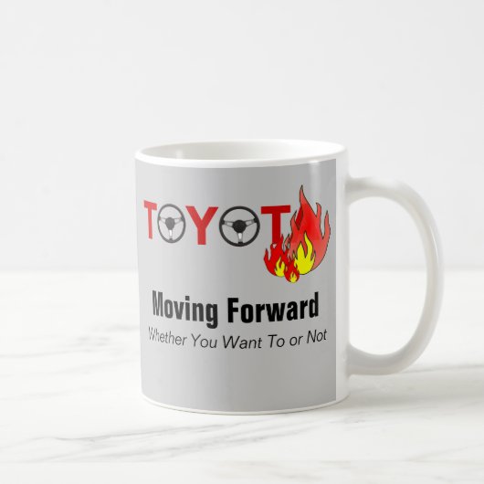 Toyota: Vorwärts sich bewegen Kaffeetasse (Rechts)