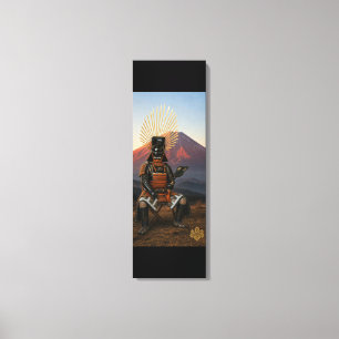 Toyotomi Hideyoshi Mount Fuji 12x36 hohe Wandkunst Leinwanddruck