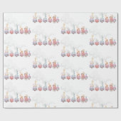 Toyotzug All Aboard Geburtstag einladen, Zoo Tiere Geschenkpapier (Flach)