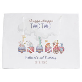 Toyotzug All Aboard Geburtstag einladen, Zoo Tiere Große Geschenktüte