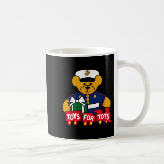 Toys For Tots Logo Christmas Kaffeetasse (Rechts)