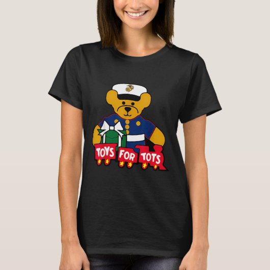 Toys For Tots Logo Christmas T-Shirt (Vorderseite)
