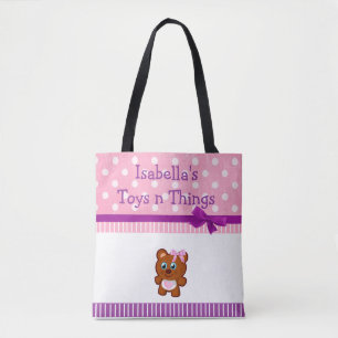 Toys 'n Things Tote Bag for Little Girl's Toys Tasche