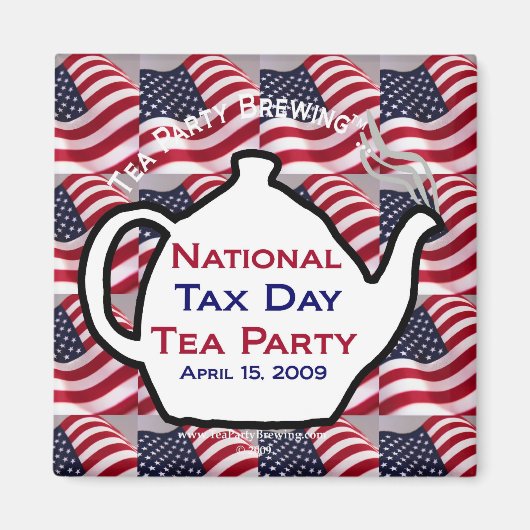 TP0100 Tea Party Magnet (Vorne)