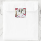 TP QUADRATISCHER AUFKLEBER (Tasche)