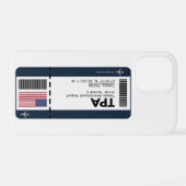 TPA Tampa Boarding Pass - Florida iPhone Hülle (Rückseite (Horizontal))