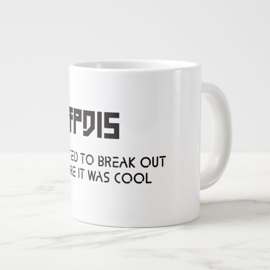 TPDIS Hipster-Tasse Jumbo-Tasse (Vorderseite Rechts)