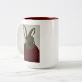 TPII "Das Buch ist überfällig" Zweifarbige Tasse (Vorderseite Links)