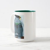 TPII Grumpy Abschluss PhD Kaninchen Tasse (Vorderseite Links)