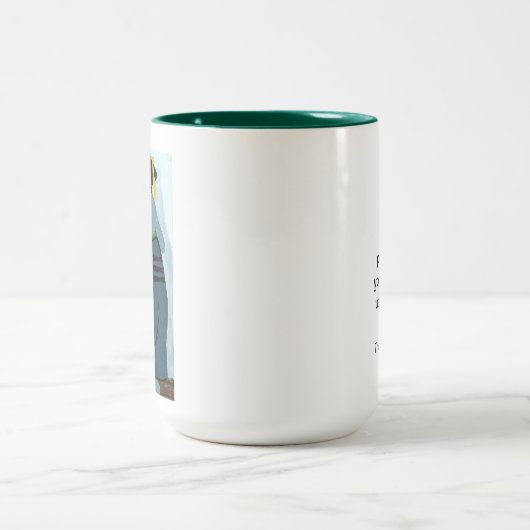 TPII Grumpy Abschluss PhD Kaninchen Tasse  (Mittel)