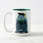 TPII Grumpy Abschluss PhD Kaninchen Tasse  (Links)