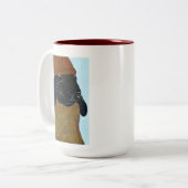 TPII: "Oh, das hast du nicht gelesen?" Sonnige Tas Zweifarbige Tasse (Vorderseite Links)