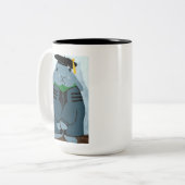 TPIO Grumpy Abschluss PhD Kaninchen Tasse  (Vorderseite Links)
