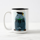 TPIO Grumpy Abschluss PhD Kaninchen Tasse  (Links)