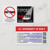 TPP und Karten des Überholspur-Geschäfts-/Info mit (Vorne/Hinten)