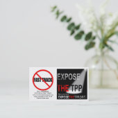 TPP und Karten des Überholspur-Geschäfts-/Info mit (Stehend Vorderseite)