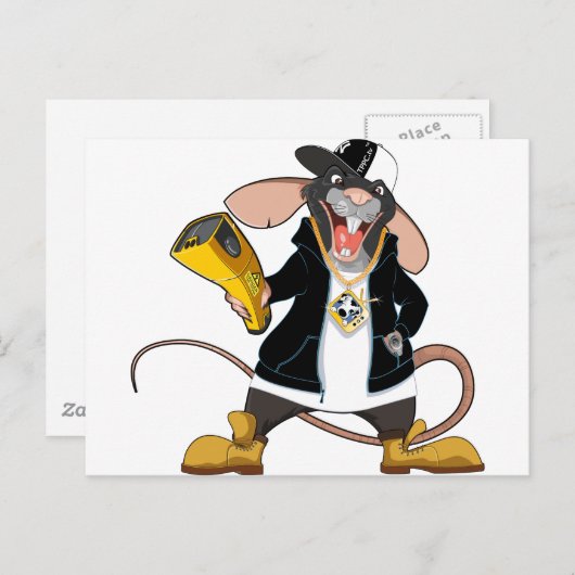 TPPCtv's HOOD RAT Postkarte (Vorne/Hinten)