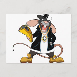 TPPCtv's HOOD RAT Postkarte