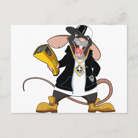 TPPCtv's HOOD RAT Postkarte (Vorderseite)