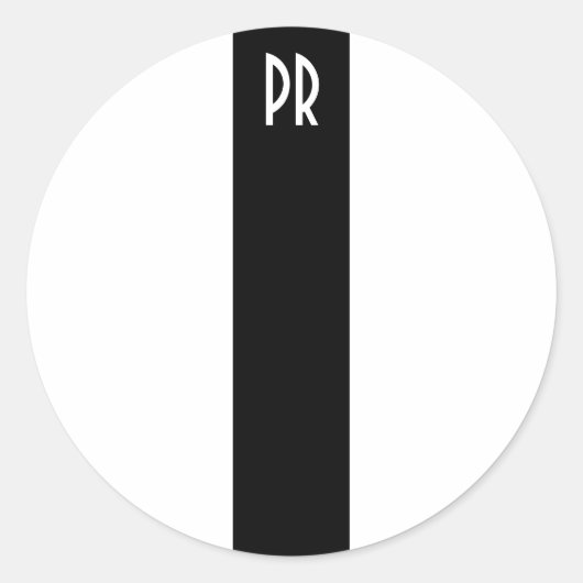 TPR pinstripe Aufkleber (weiß) (Vorderseite)