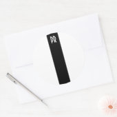 TPR pinstripe Aufkleber (weiß) (Umschlag)