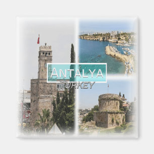 TR0025 Europa, Türkei, Antalya, Kühlschrank Magnet